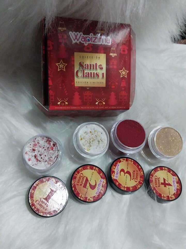 Acrílico wapizima Colección 1 Santa Claus  4pzas