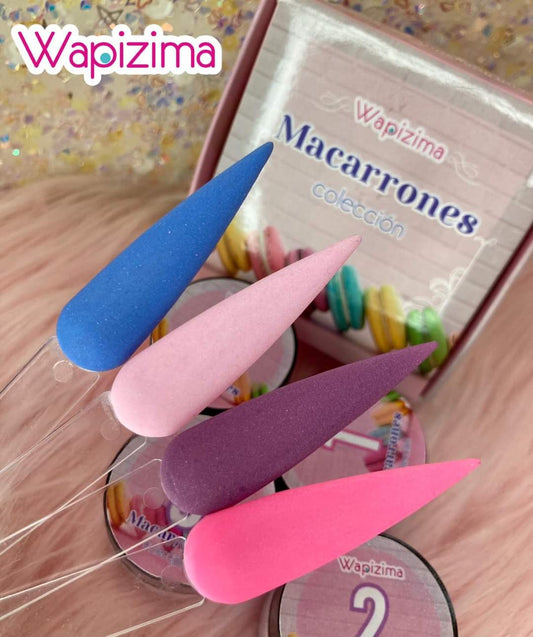 Acrílico wapizima colección macarrones 4 pzas