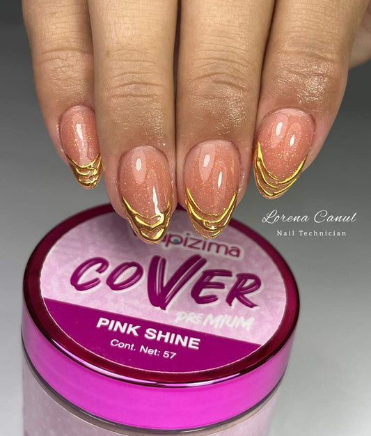 Acrílico wapizima Cover Pink Shine 1 y 2 onzas