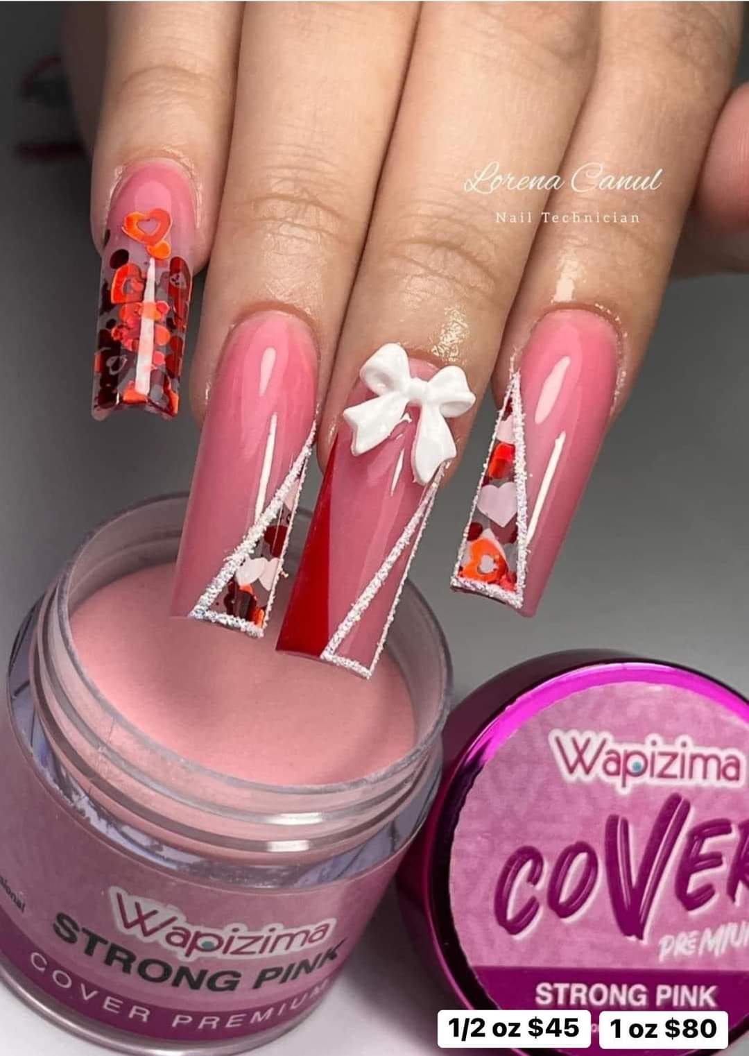 Acrílico wapizima Cover Strong Pink 1 y 2 onzas