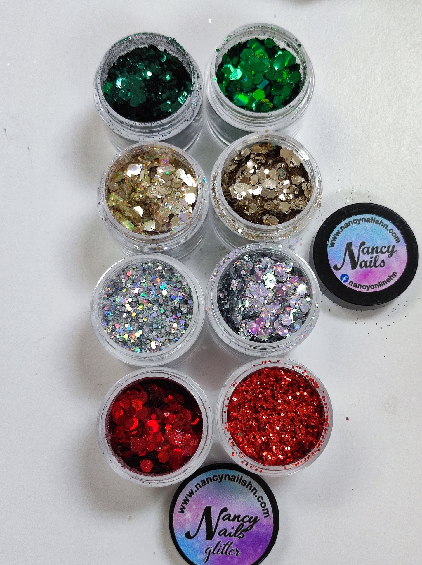 Glitter colores para navidad