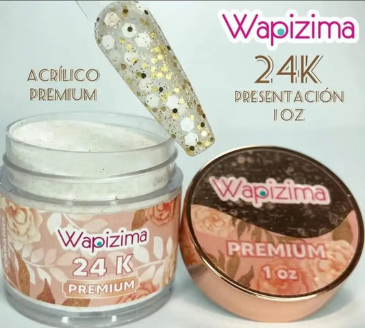 Acrílico wapizima 24 K Premium 1 onza